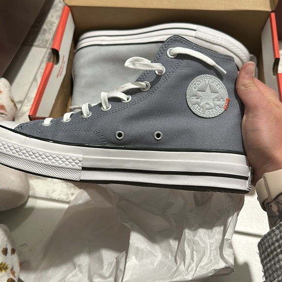 Unisex Multicolored converse. M 9 W 11 - Picture 3 of 7